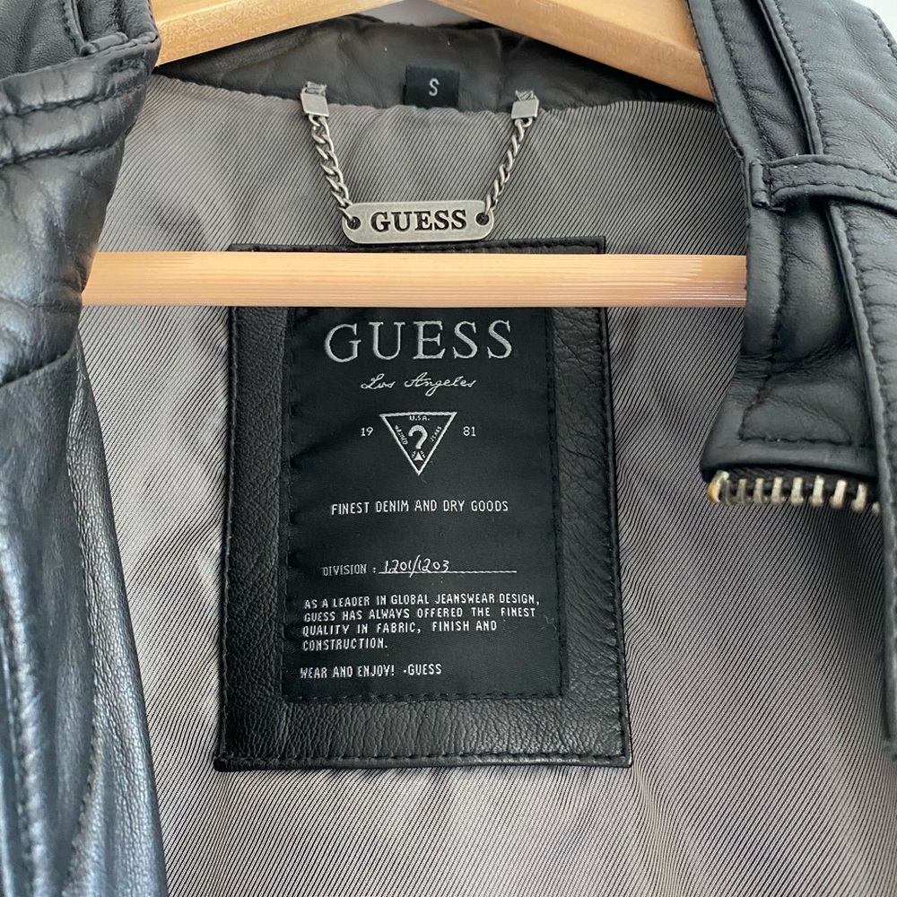 Guess Leather Jacket - Picture 4 of 8